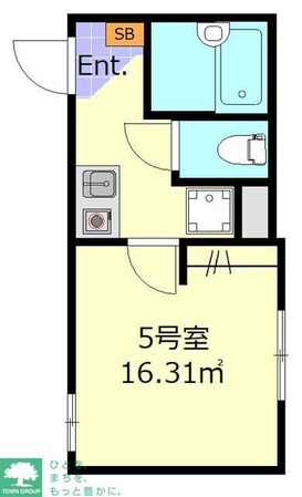 ライスフラワー羽田の物件間取画像